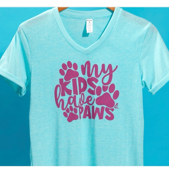 NWOT The "My Kids Have Paws" Cat Lady Box t-shirt sz L - Picture 1 of 10